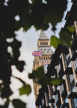 UK flag Big Ben