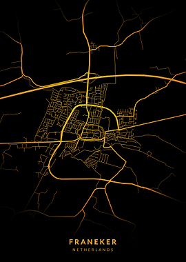 Franeker City Map