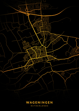Wageningen City Map