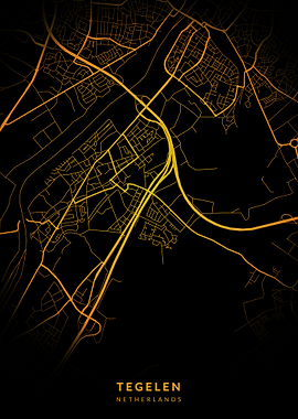 Tegelen City Map