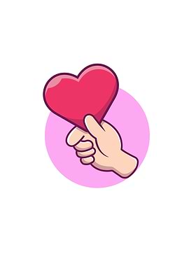 Hand Giving Love Heart