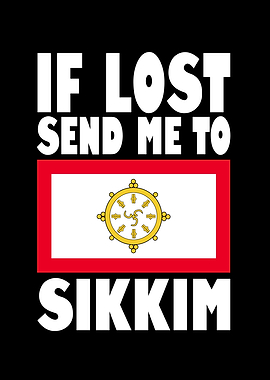 Sikkim Flag Saying