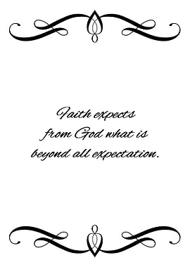 Faith Expects Beyond