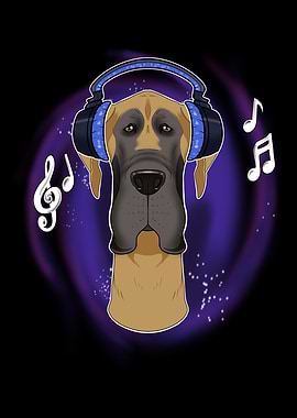 Music Lover I Great Dane