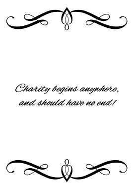 Charity Begins Anywhere