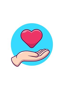 Hand With Love Heart