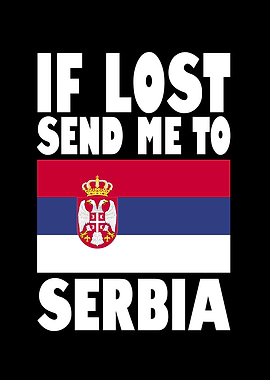 Serbia Flag Saying