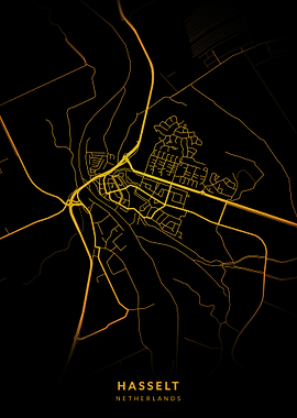 Hasselt City Map