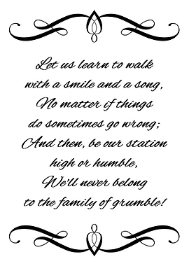 Walk with a Smile and Song