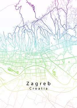 Zagreb City Map