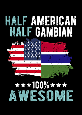 Half American Half Gambian