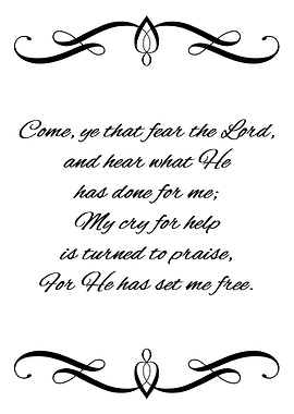 Fear God and Be Free