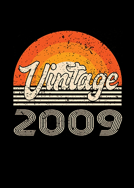 Vintage 2009 Birthday