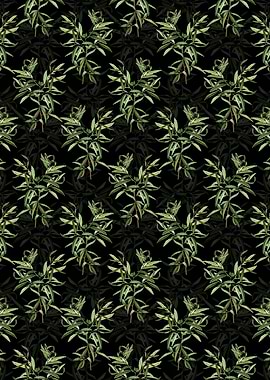 Floral Sweetfern Pattern