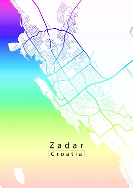 Zadar City Map