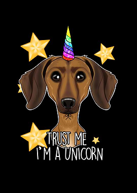 Dachshund Unicorn