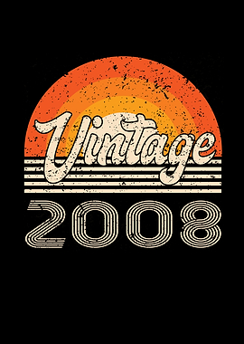 Vintage 2008 Birthday