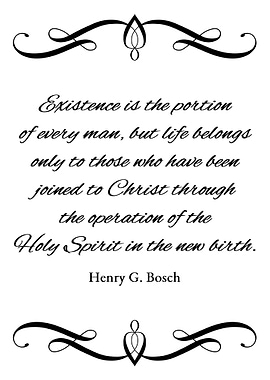 Existence and New Birth