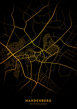 Hardenberg City Map