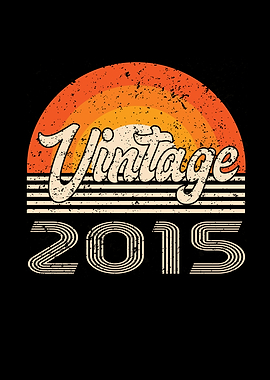 Vintage 2015 Birthday