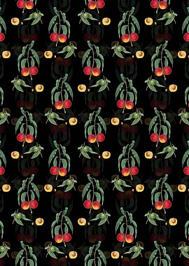 Black Walnut Peach Pattern