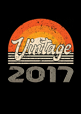 Vintage 2017 Birthday