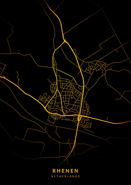 Rhenen City Map