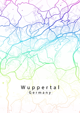Wuppertal City Map