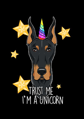 Doberman Unicorn