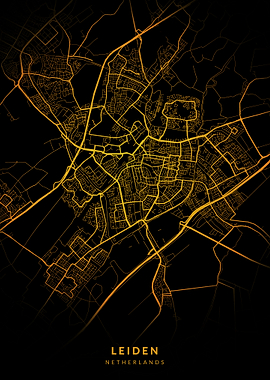 Leiden City Map