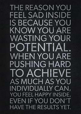 Wasting Your Potential