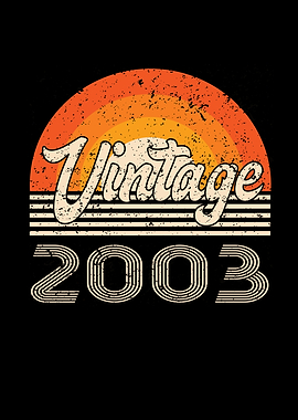 Vintage 2003 Birthday