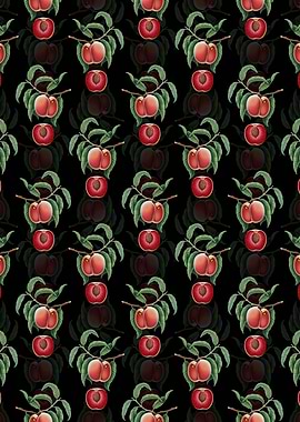 Black Carrot Peach Pattern