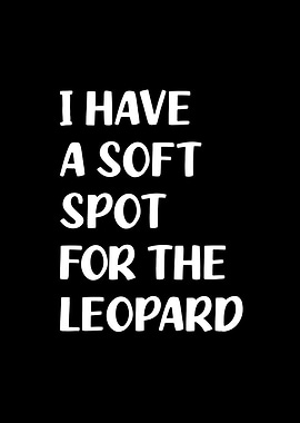 Soft spot for the leopard