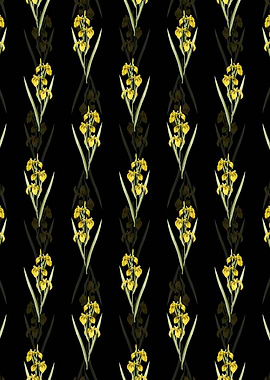 Floral Irises Pattern