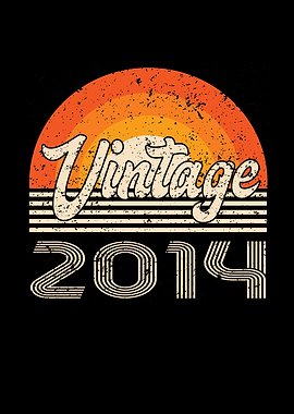 Vintage 2014 Birthday