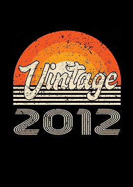 Vintage 2012 Birthday