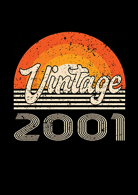 Vintage 2001 Birthday