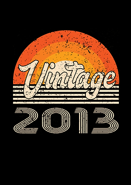 Vintage 2013 Birthday