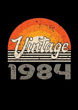 Vintage 1984 Birthday