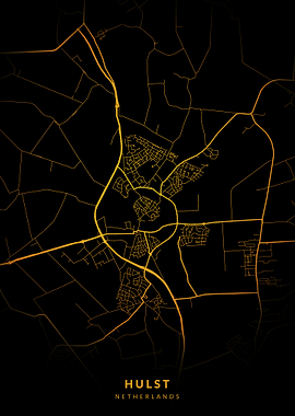 Hulst City Map