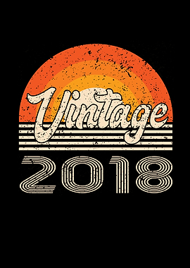 Vintage 2018 Birthday