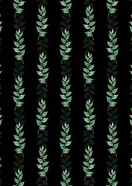 Black Twistedstalk Pattern