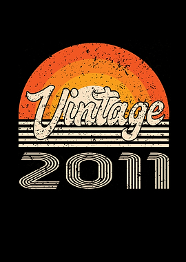 Vintage 2011 Birthday