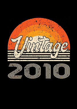 Vintage 2010 Birthday