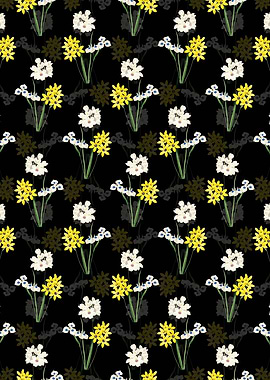 Floral Corn Lily Pattern