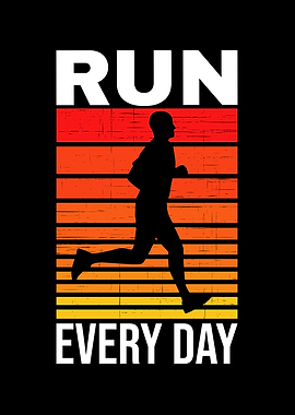Run Every Day Retro
