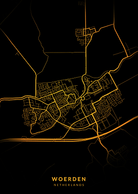 Woerden City Map