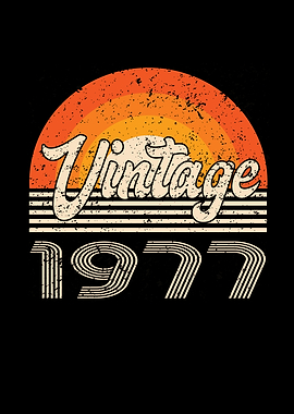 Vintage 1977 Birthday