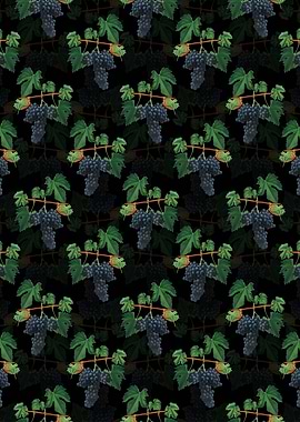Lacrima Grapes Pattern